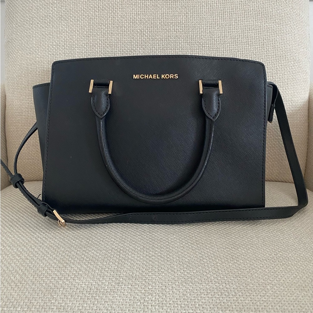 Michael Kors Black Selma Handbag
